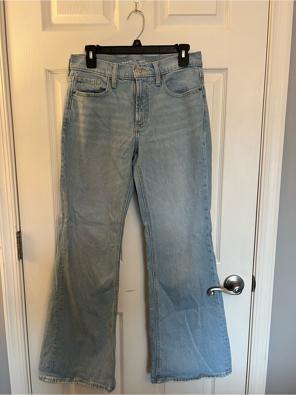 Old Navy Light Blue High-Rise Wide-Leg Jeans